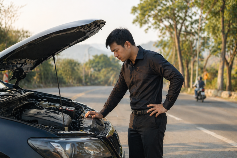 Phải xử lý như thế nào nếu xe hư giữa đường khi thuê dịch vụ lái xe hộ