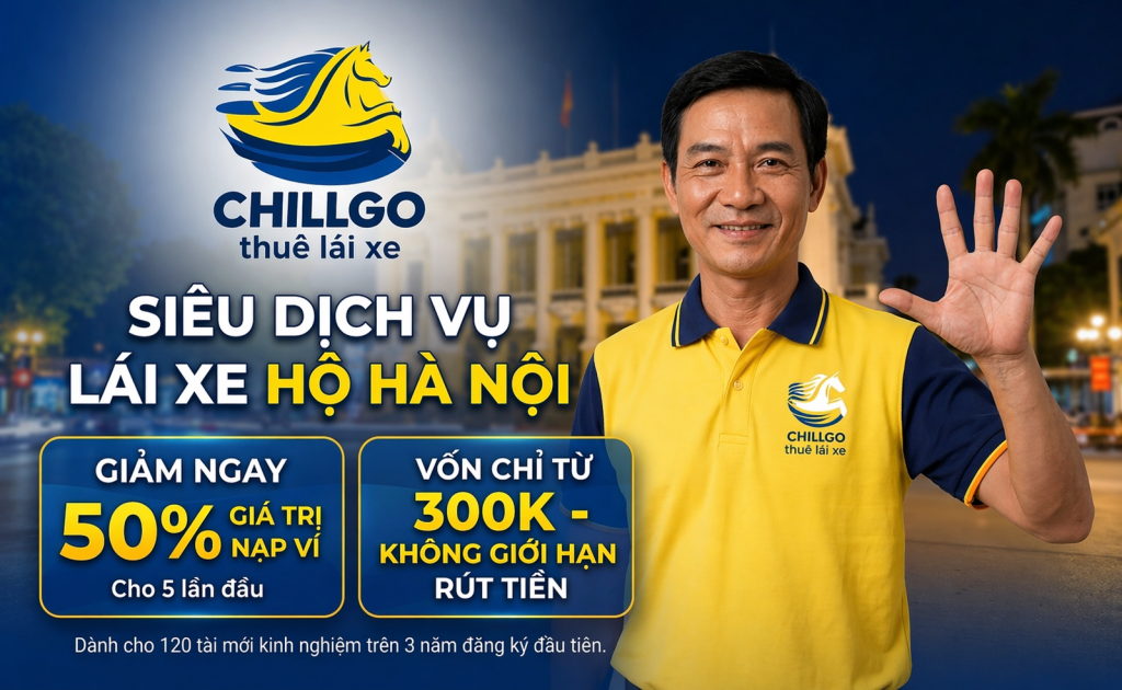 Tuyển tài xế lái xe hộ Hà Nội – Thu nhập tốt 2026, không cần xe riêng