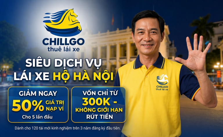 Tuyển tài xế lái xe hộ Hà Nội – Thu nhập tốt 2026, không cần xe riêng